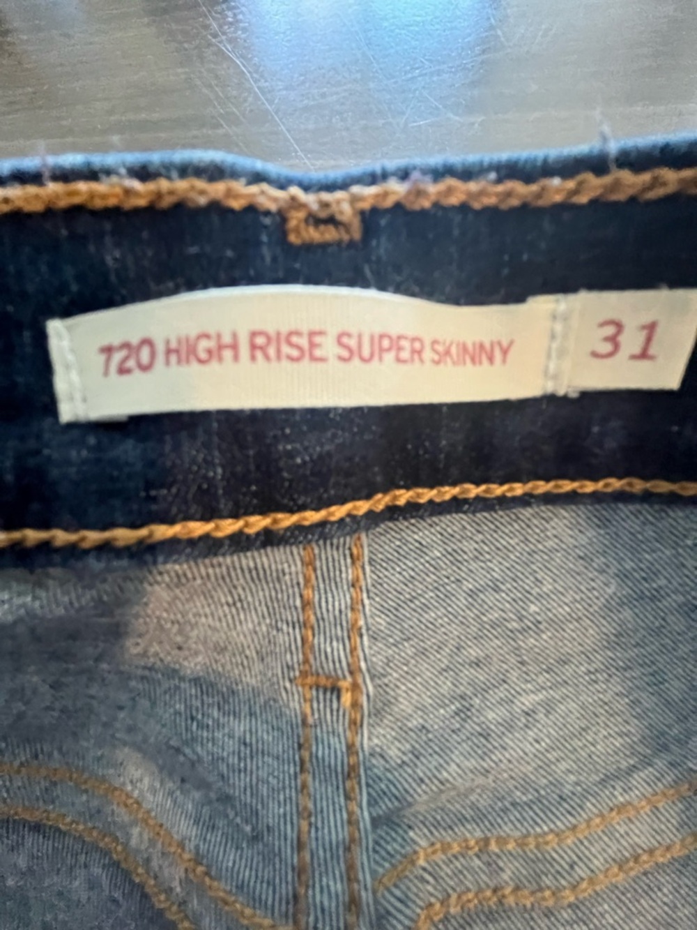 Women’s Levi’s 720 High Rise Super Skinny Jeans
Size W 31 L 28 - Picture 7 of 8